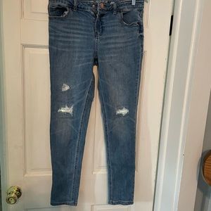 Cat & Jack, 16 (girls), Jeggings with sequin distress detail